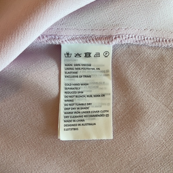 Bardot strapless Top Lilac US size 6 NWT - Picture 7 of 8